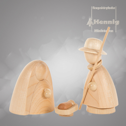 Heilige Familie natur - modern 10cm groß