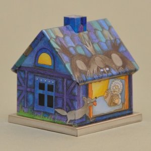 Räucherhaus aus Blech, Rotkäppchen