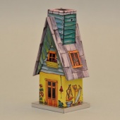 Räucherhütte aus Blech, Gartenhaus