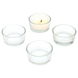 Glas-Teelicht