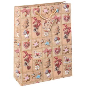 Lacktasche Lebkuchen mittel