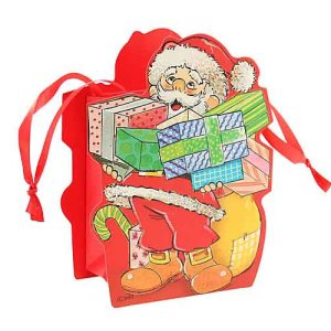 Geschenktüte Weihnachtsmann klein