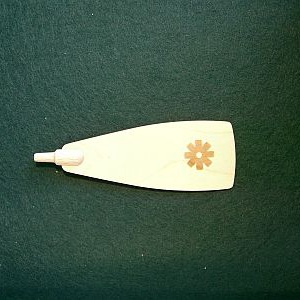Flügel 09,7cm natur-braun bedruckt, 9-tlg. Set