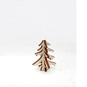Holz Tannenbaum 04cm klein natur