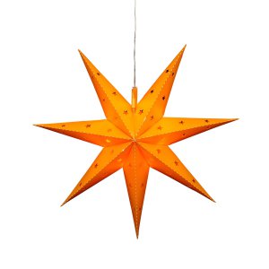 Falkensteiner Fensterstern - gelb - 45 cm LED