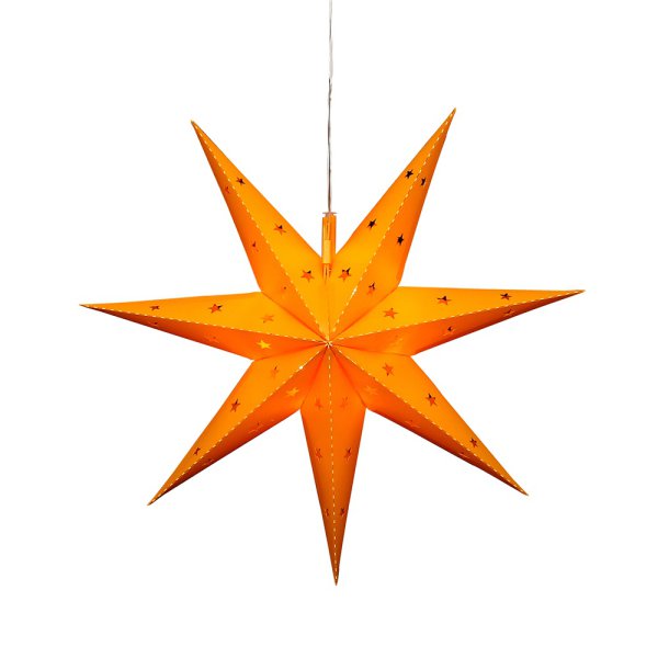 Falkensteiner Fensterstern - gelb - 45 cm LED