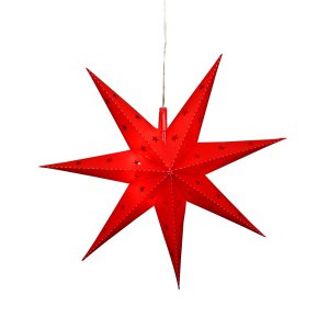 Falkensteiner Fensterstern - rot - 45 cm LED
