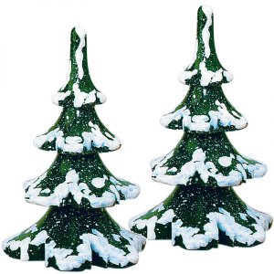 2er Set Winterbaum mittel