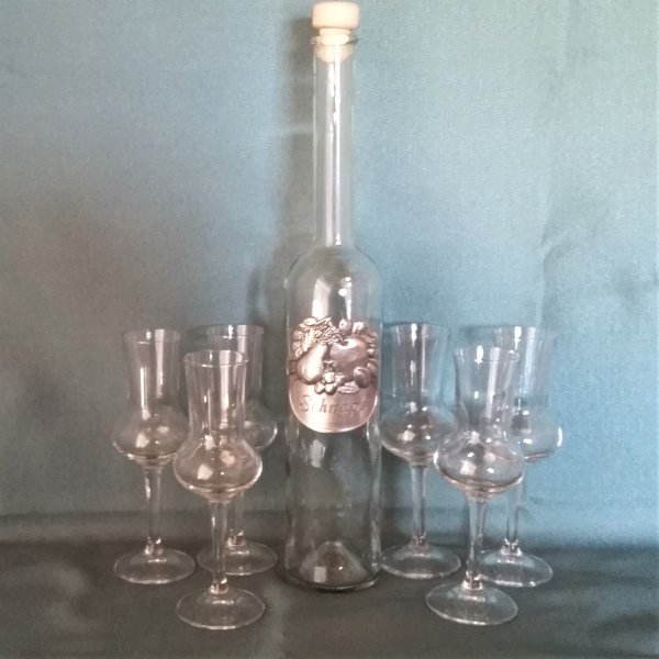 Schnapsset Obstler - 7 teilig