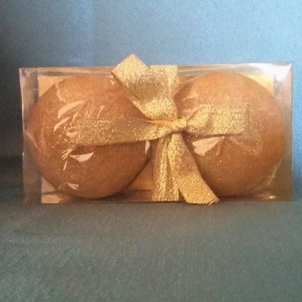 Stumpen-Kerze - gold Austellungsstück