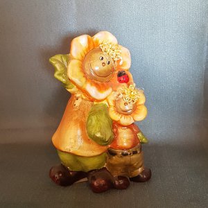 Polyresin Sonne mit Kind 18cm