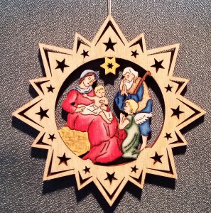 Baumbehang - Hl. Familie 8cm