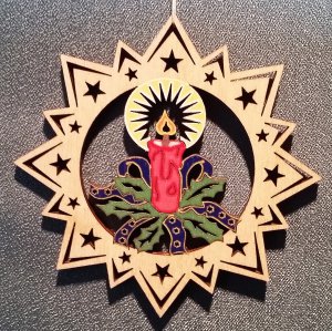 Baumbehang - Kerzenlicht 8cm