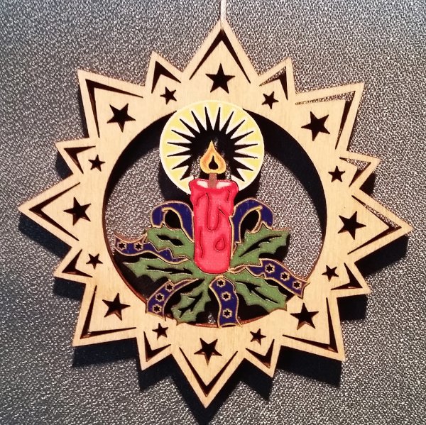 Baumbehang - Kerzenlicht 8cm