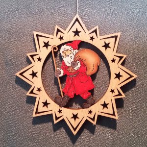 Baumbehang - Weihnachtsmann 8cm