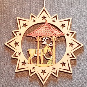 Baumbehang - Rentier 8cm