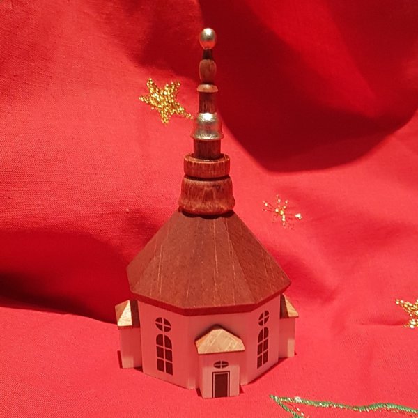 Seiffener Kirche 12cm natur