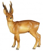 Rehbock 10cm natur goß