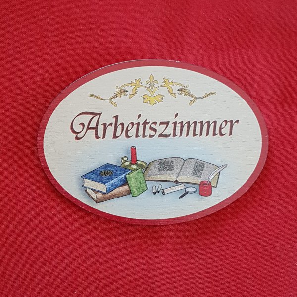 Türschild - Arbeitszimmer