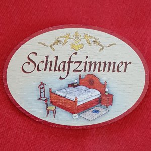 Türschild - Schlafzimmer