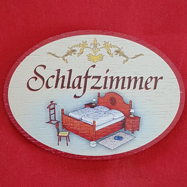 Türschild - Schlafzimmer