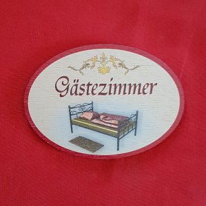 Türschild - Gästezimmer