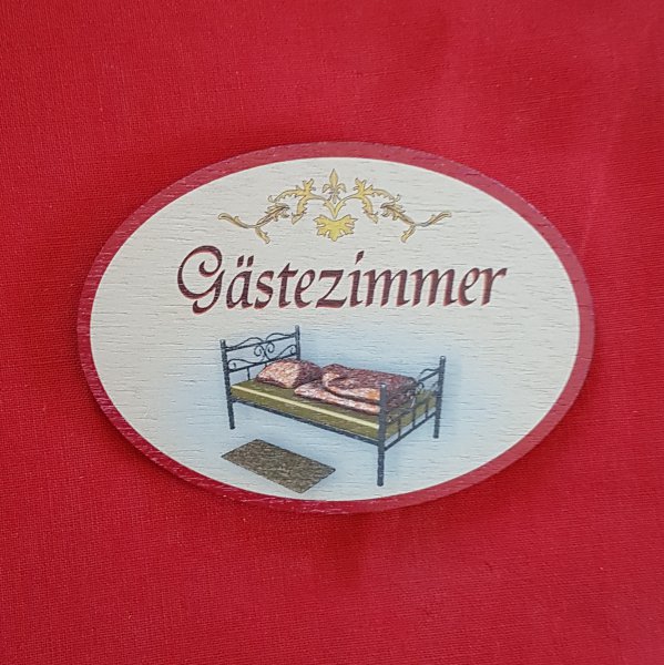 Türschild - Gästezimmer