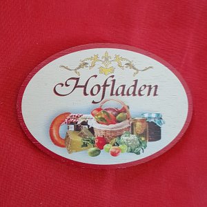 Türschild - Hofladen