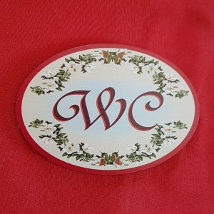 Türschild - WC