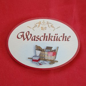 Türschild - Waschküche