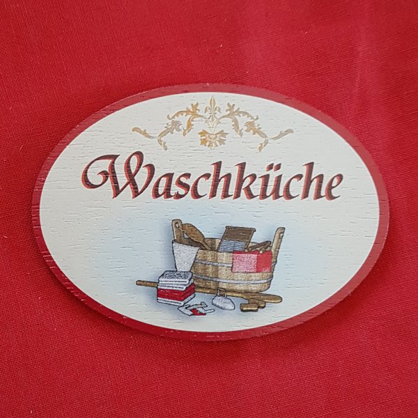 Türschild - Waschküche