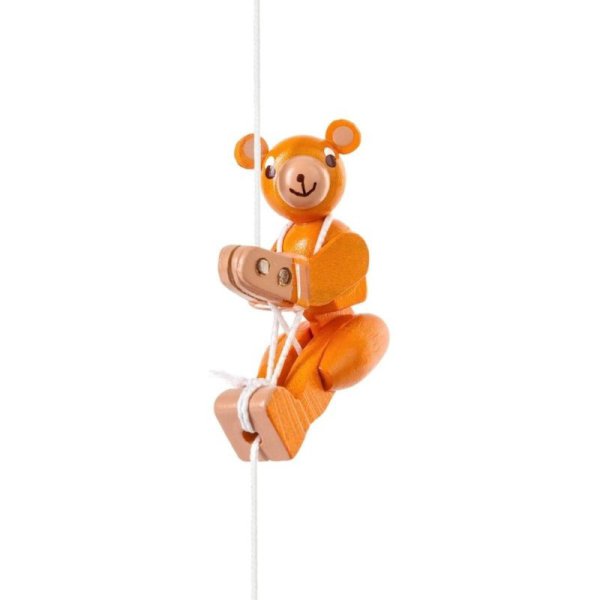 Kletterfigur Teddy gelb
