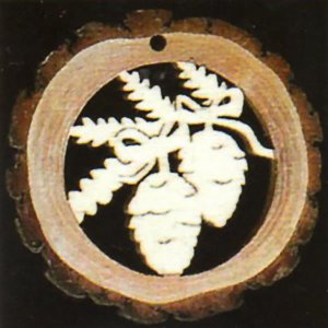 Baumbehang - Rindenoptik Tannenzapfen 6cm