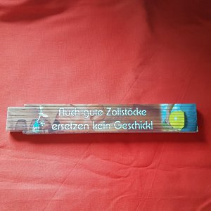 Zollstock - kein Geschick