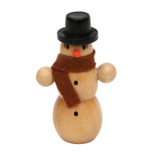 Winterfigur - Schneemann mit Schal