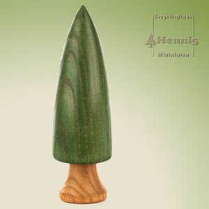 Baum modern grün mit Stamm 12cm