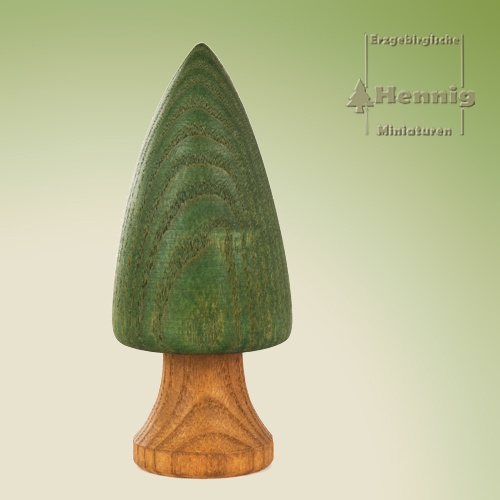 Baum modern grün mit Stamm 9cm
