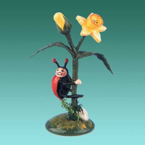 Marienkäfer - Narzisse 2er Set 5,5cm