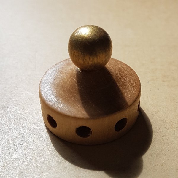 Nabe 2,9cm Kugel golden - Auslaufartikel