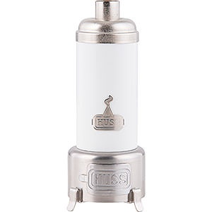 Badeofen weiß/silber antik