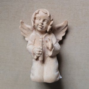 Engelbub - kniend mit Kerze natur 7cm - Auslaufartikel
