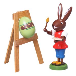 Hase mit Staffelei 9cm