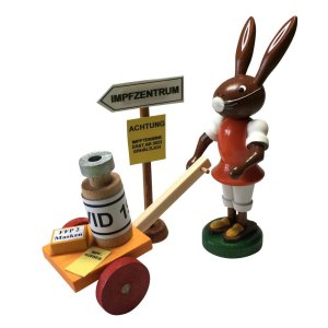 Hase - Impfhelfer 9cm