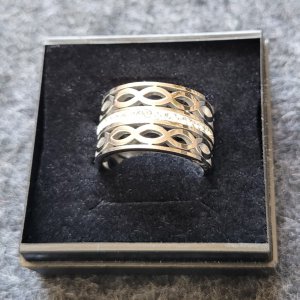 Edelstahlring Gr. 7