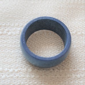 Holzring jeansblau Gr. 8