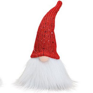 Wichtel mit Strickmütze rot Wichtel mit Strickmütze rot