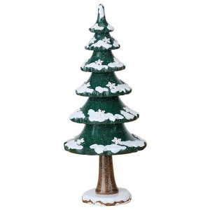 Winterbaum mit Schneekristall
