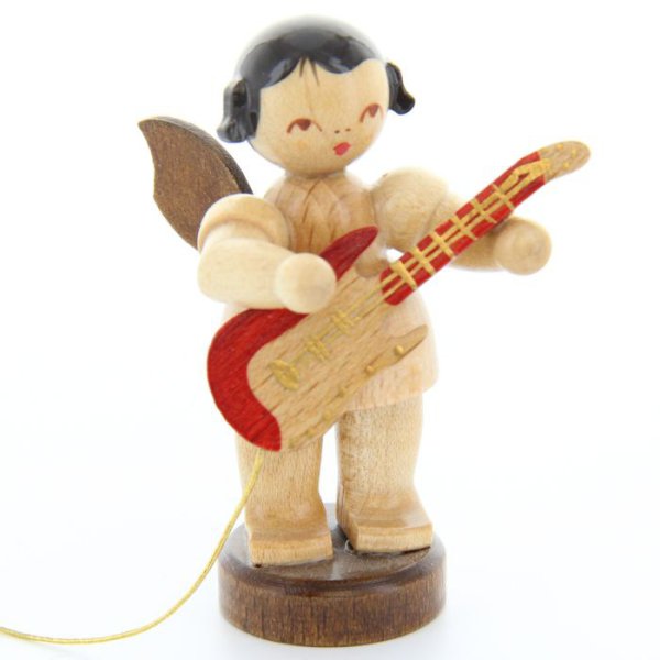 Engel stehend mit E-Gitarre, natur