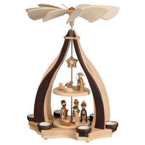 Pyramide - Christi Geburt - natur 47,5cm