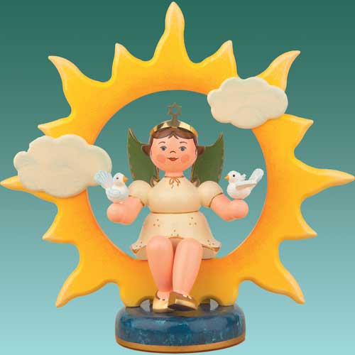 Engel - Sonne mit Tauben